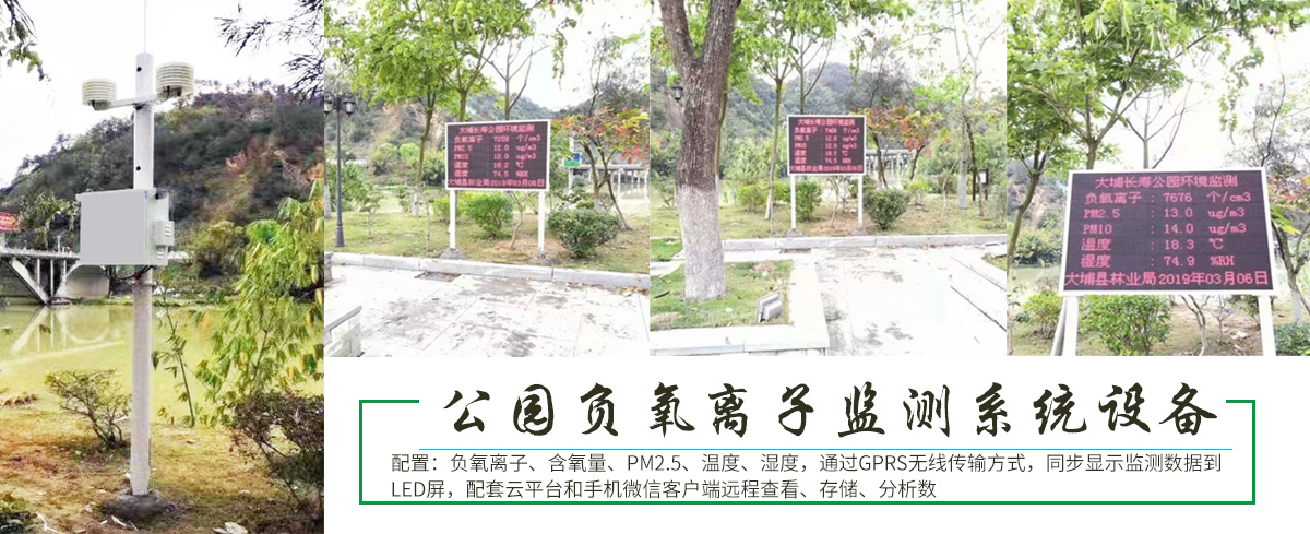 梅州大埔縣大埔長(zhǎng)壽公園負(fù)氧離子監(jiān)測(cè)系統(tǒng)設(shè)備 梅州大埔縣大埔長(zhǎng)壽公園負(fù)氧離子監(jiān)測(cè)系統(tǒng)設(shè)備